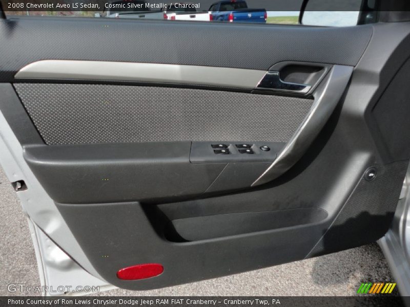 Cosmic Silver Metallic / Charcoal 2008 Chevrolet Aveo LS Sedan
