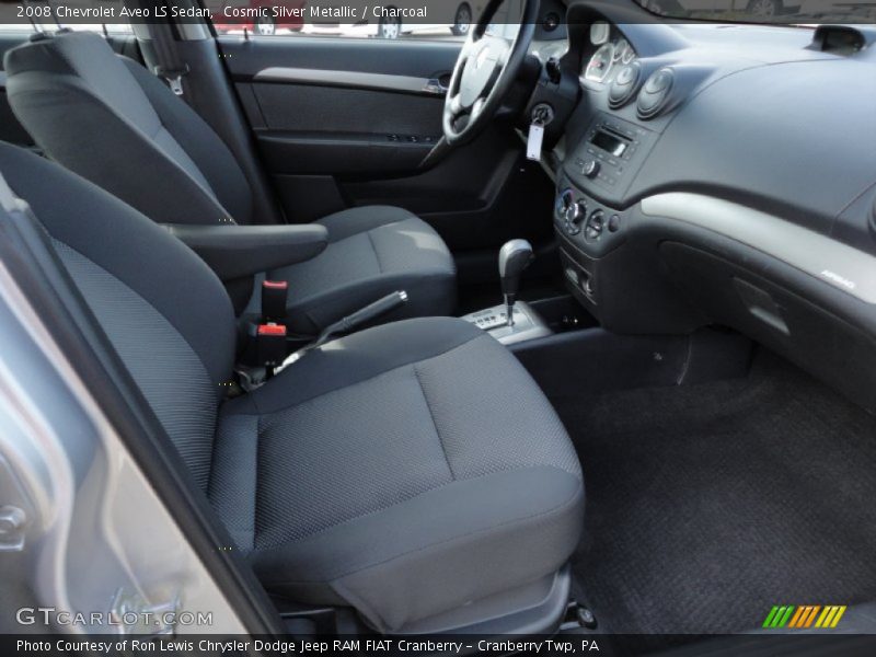 Cosmic Silver Metallic / Charcoal 2008 Chevrolet Aveo LS Sedan