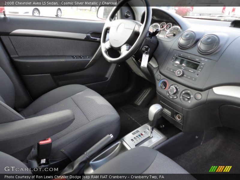 Cosmic Silver Metallic / Charcoal 2008 Chevrolet Aveo LS Sedan