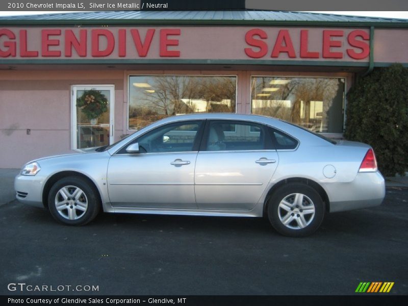 Silver Ice Metallic / Neutral 2010 Chevrolet Impala LS