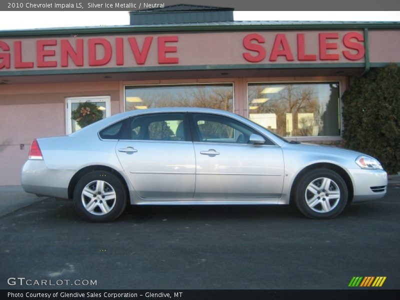 Silver Ice Metallic / Neutral 2010 Chevrolet Impala LS