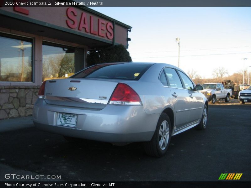 Silver Ice Metallic / Neutral 2010 Chevrolet Impala LS