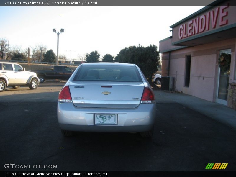 Silver Ice Metallic / Neutral 2010 Chevrolet Impala LS