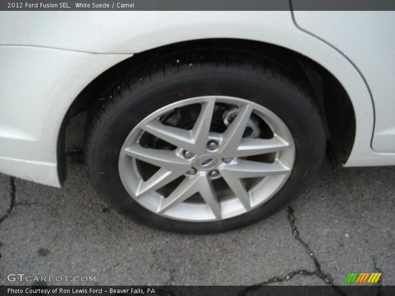 White Suede / Camel 2012 Ford Fusion SEL