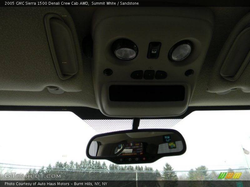 Summit White / Sandstone 2005 GMC Sierra 1500 Denali Crew Cab AWD