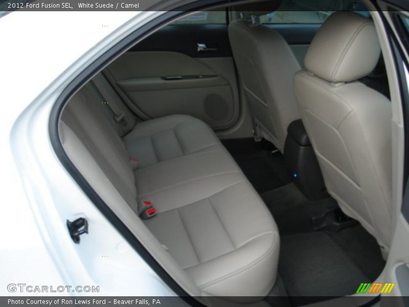 White Suede / Camel 2012 Ford Fusion SEL