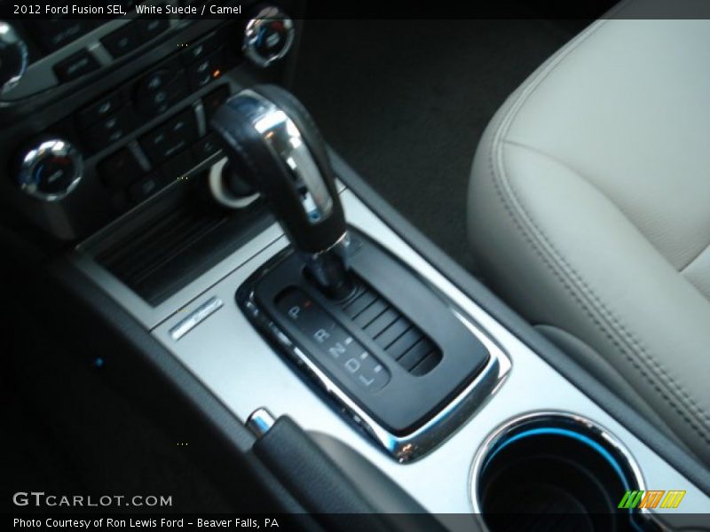 White Suede / Camel 2012 Ford Fusion SEL