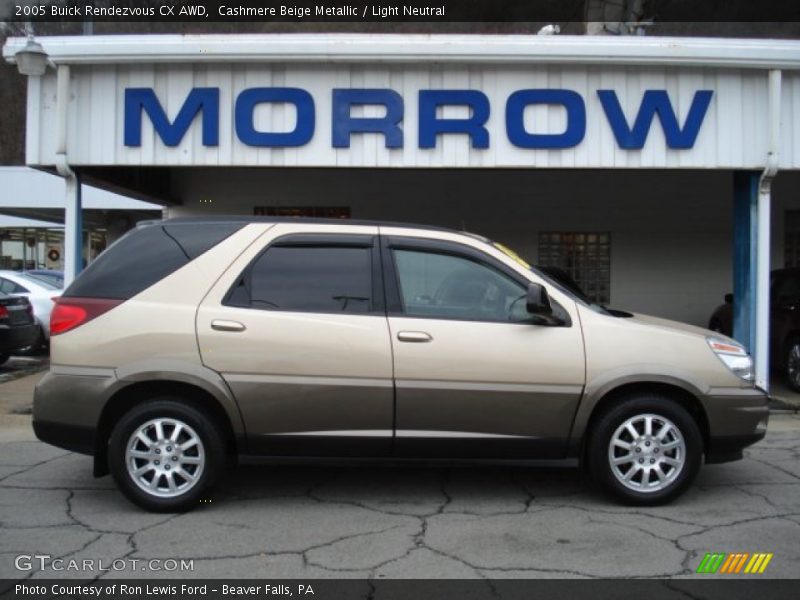 Cashmere Beige Metallic / Light Neutral 2005 Buick Rendezvous CX AWD