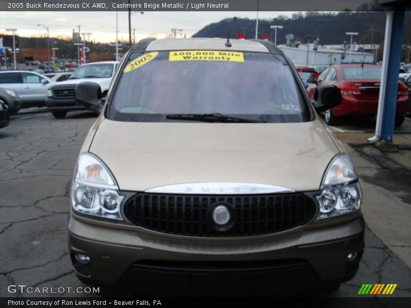 Cashmere Beige Metallic / Light Neutral 2005 Buick Rendezvous CX AWD