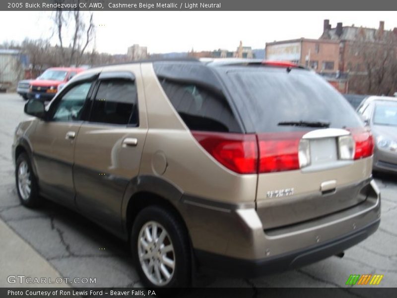 Cashmere Beige Metallic / Light Neutral 2005 Buick Rendezvous CX AWD