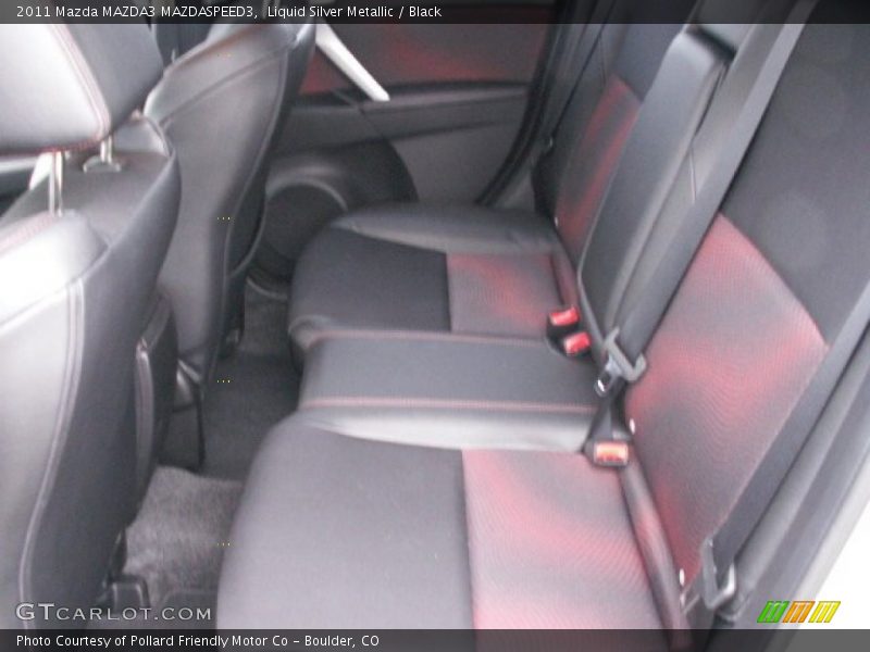 Liquid Silver Metallic / Black 2011 Mazda MAZDA3 MAZDASPEED3