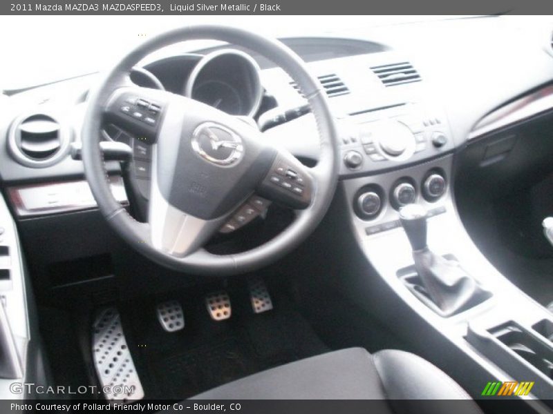 Liquid Silver Metallic / Black 2011 Mazda MAZDA3 MAZDASPEED3