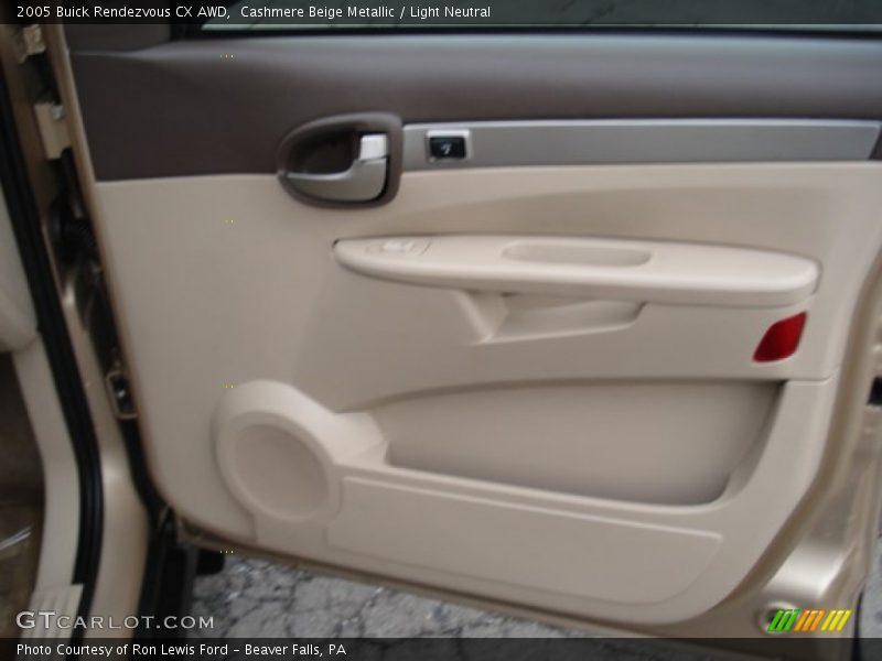 Cashmere Beige Metallic / Light Neutral 2005 Buick Rendezvous CX AWD