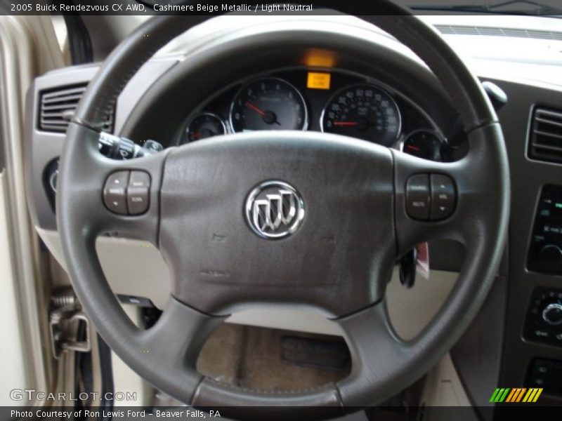 Cashmere Beige Metallic / Light Neutral 2005 Buick Rendezvous CX AWD