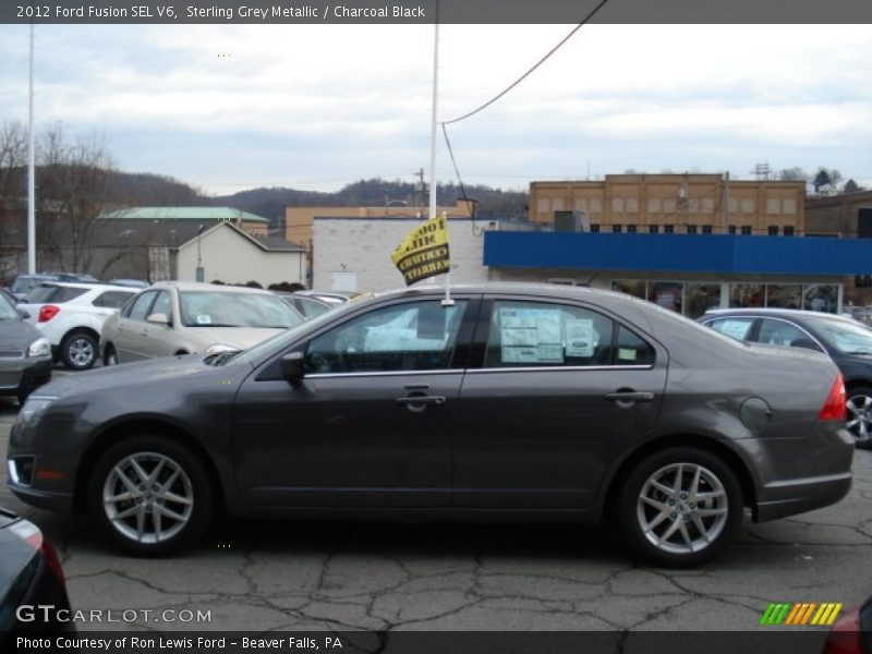 Sterling Grey Metallic / Charcoal Black 2012 Ford Fusion SEL V6