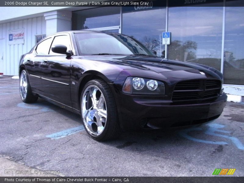 Custom Deep Purple / Dark Slate Gray/Light Slate Gray 2006 Dodge Charger SE