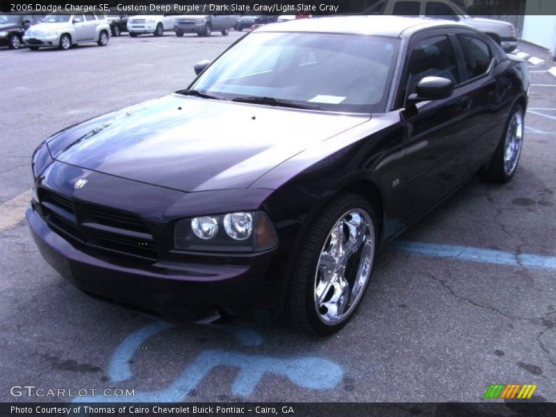 Custom Deep Purple / Dark Slate Gray/Light Slate Gray 2006 Dodge Charger SE