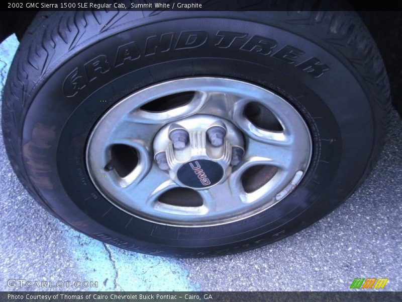 Summit White / Graphite 2002 GMC Sierra 1500 SLE Regular Cab