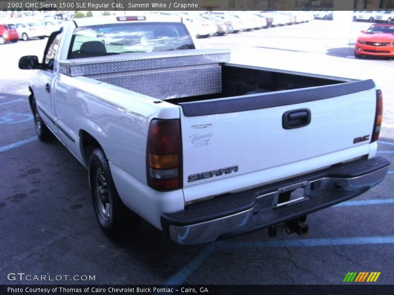 Summit White / Graphite 2002 GMC Sierra 1500 SLE Regular Cab