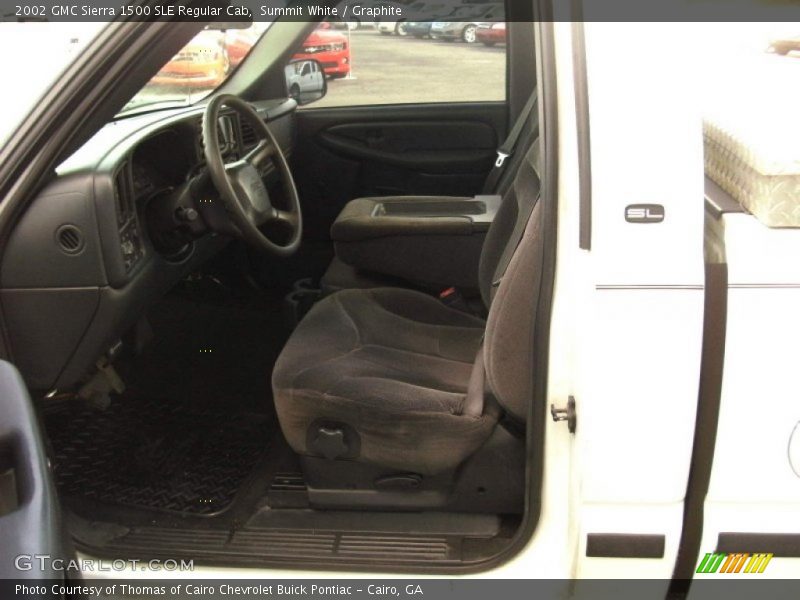 Summit White / Graphite 2002 GMC Sierra 1500 SLE Regular Cab