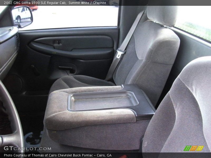 Summit White / Graphite 2002 GMC Sierra 1500 SLE Regular Cab