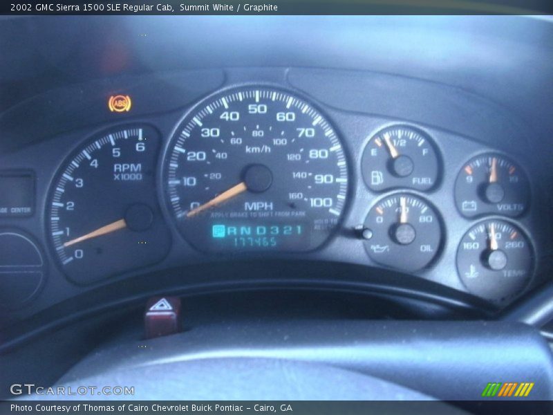 Summit White / Graphite 2002 GMC Sierra 1500 SLE Regular Cab