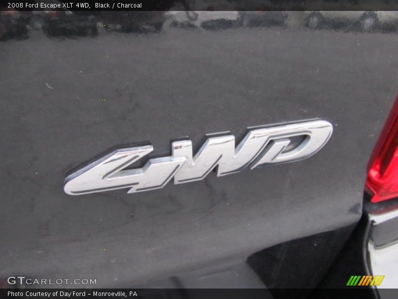 Black / Charcoal 2008 Ford Escape XLT 4WD