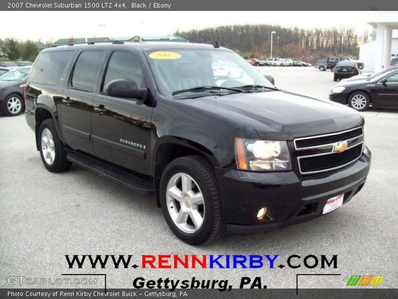 Black / Ebony 2007 Chevrolet Suburban 1500 LTZ 4x4