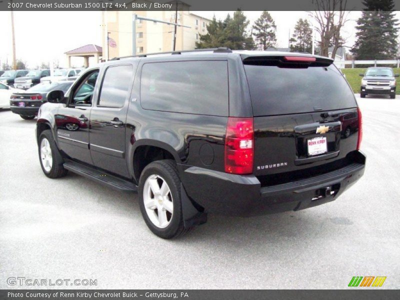 Black / Ebony 2007 Chevrolet Suburban 1500 LTZ 4x4