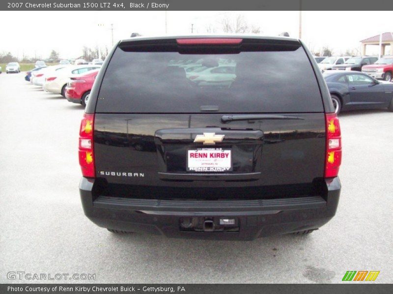 Black / Ebony 2007 Chevrolet Suburban 1500 LTZ 4x4