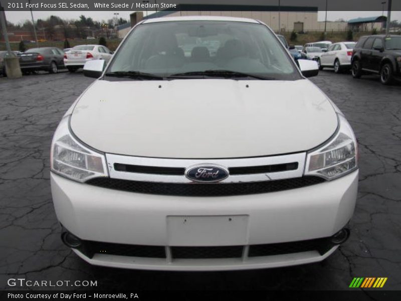  2011 Focus SEL Sedan White Suede