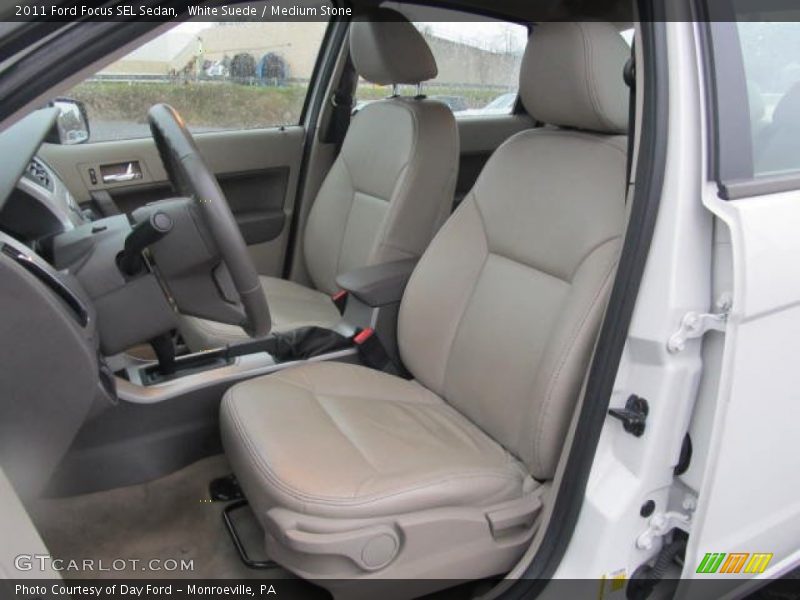  2011 Focus SEL Sedan Medium Stone Interior