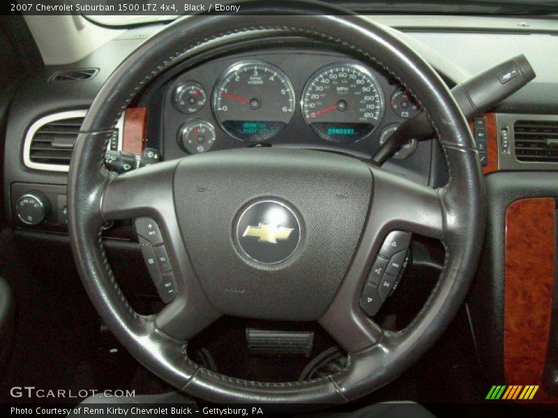 Black / Ebony 2007 Chevrolet Suburban 1500 LTZ 4x4