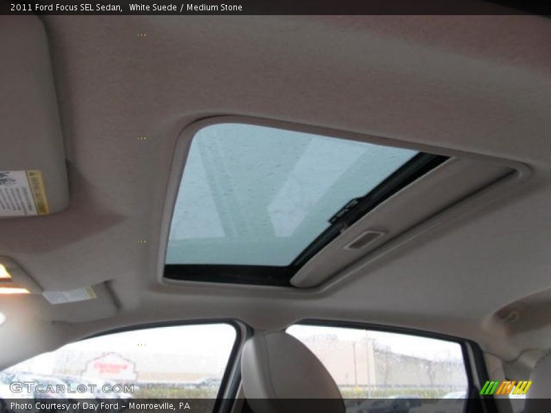 White Suede / Medium Stone 2011 Ford Focus SEL Sedan