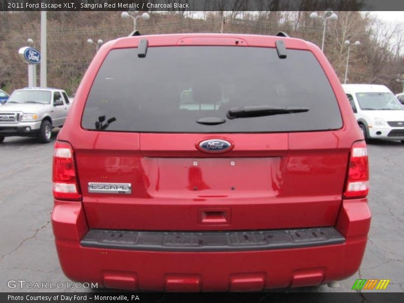 Sangria Red Metallic / Charcoal Black 2011 Ford Escape XLT