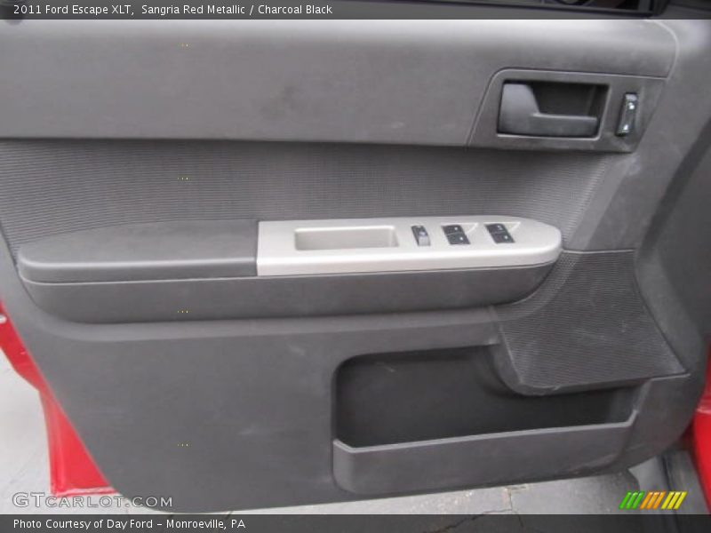 Sangria Red Metallic / Charcoal Black 2011 Ford Escape XLT