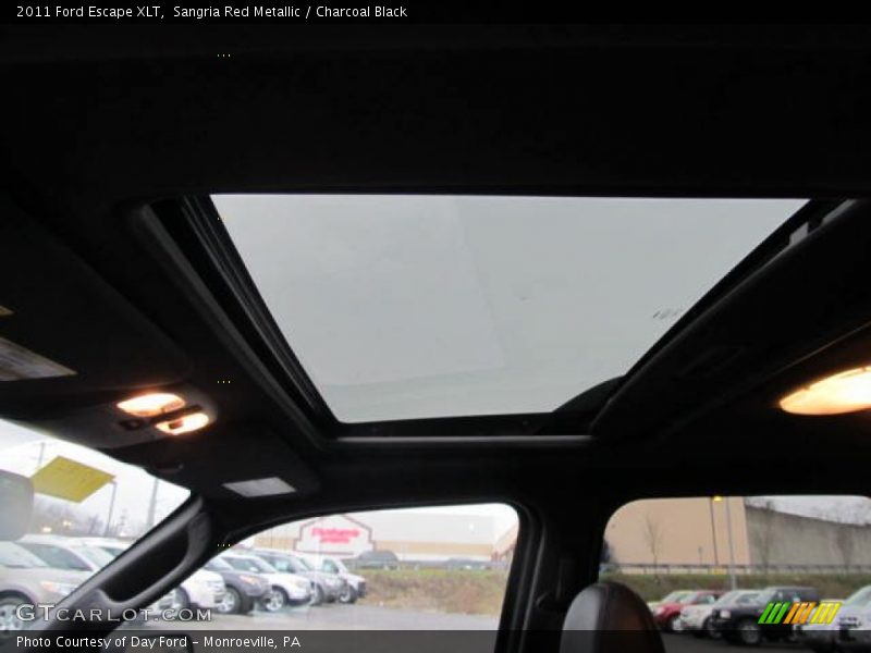 Sangria Red Metallic / Charcoal Black 2011 Ford Escape XLT