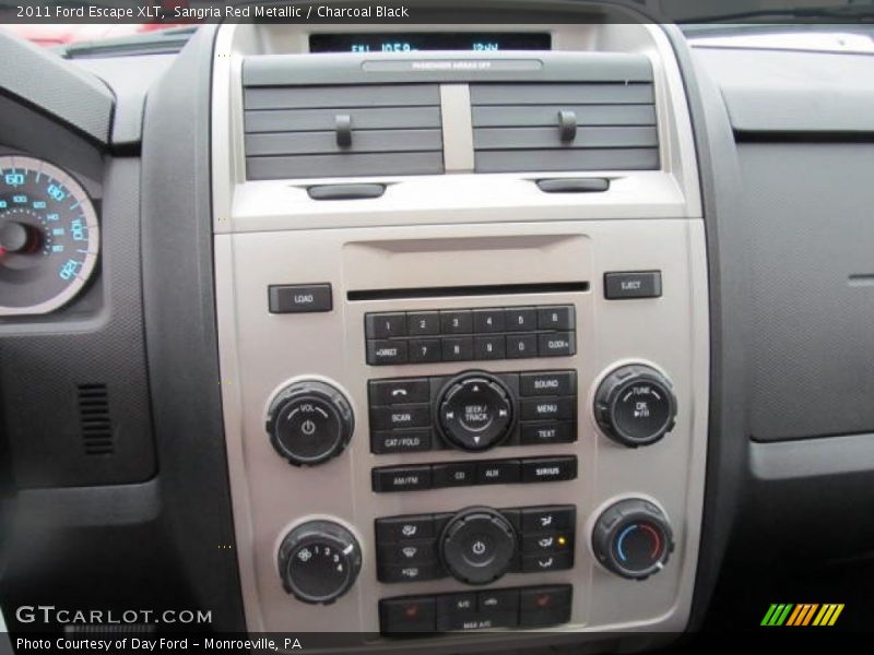 Sangria Red Metallic / Charcoal Black 2011 Ford Escape XLT