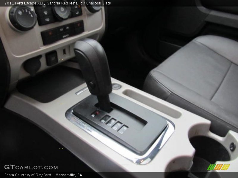 Sangria Red Metallic / Charcoal Black 2011 Ford Escape XLT