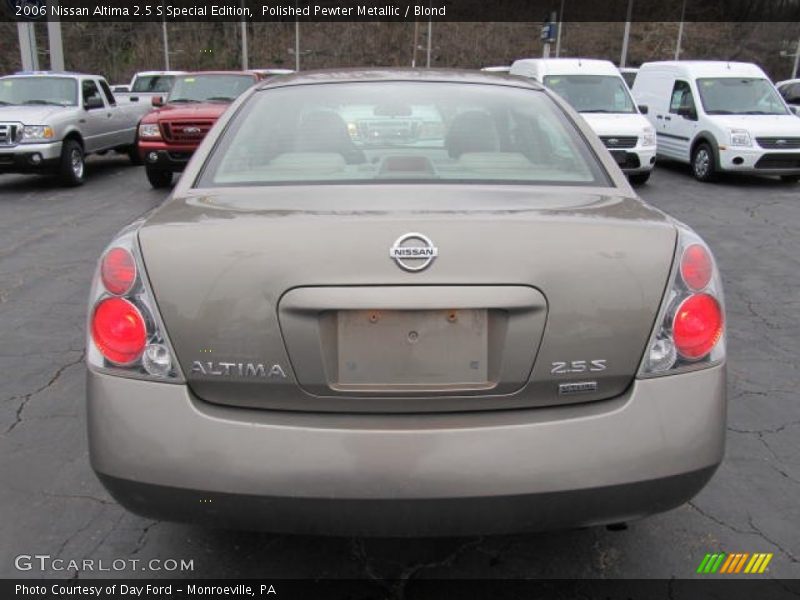 Polished Pewter Metallic / Blond 2006 Nissan Altima 2.5 S Special Edition