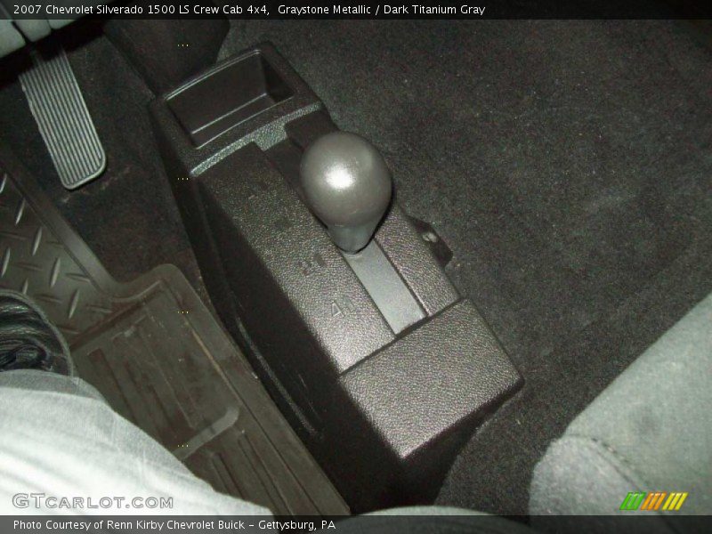Graystone Metallic / Dark Titanium Gray 2007 Chevrolet Silverado 1500 LS Crew Cab 4x4
