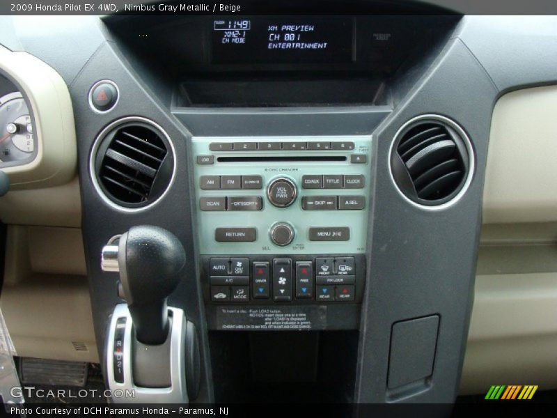 Nimbus Gray Metallic / Beige 2009 Honda Pilot EX 4WD