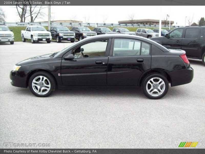 Black Onyx / Tan 2004 Saturn ION 3 Sedan