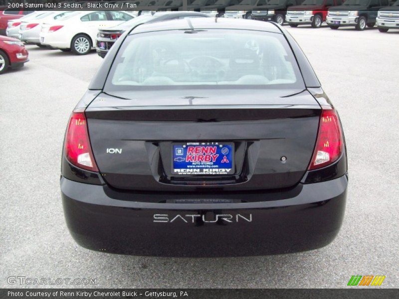 Black Onyx / Tan 2004 Saturn ION 3 Sedan
