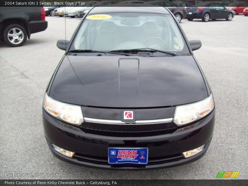 Black Onyx / Tan 2004 Saturn ION 3 Sedan