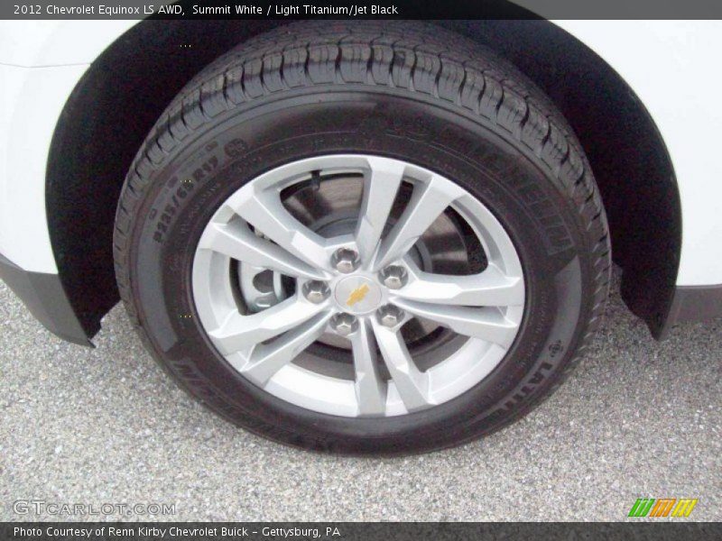 Summit White / Light Titanium/Jet Black 2012 Chevrolet Equinox LS AWD