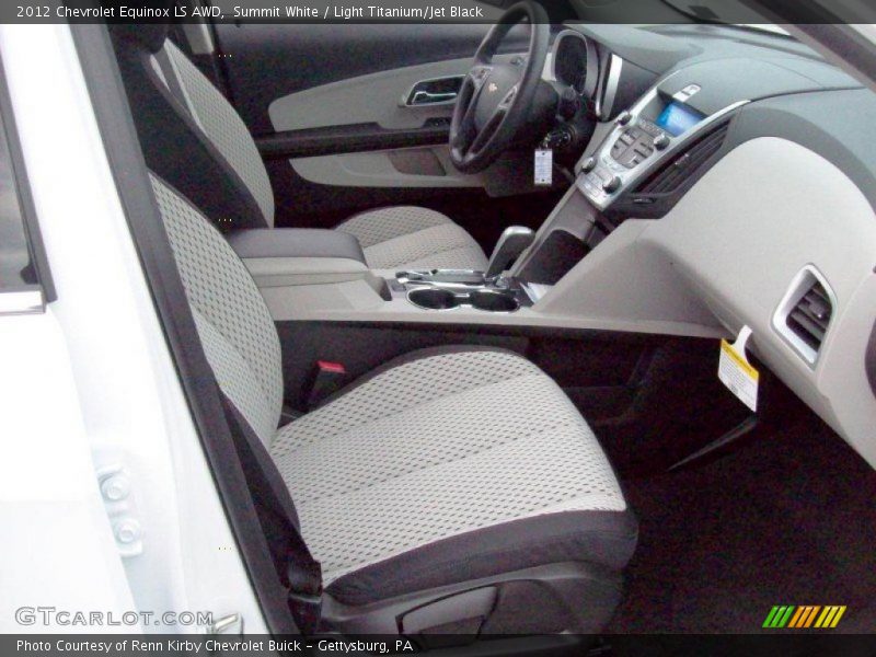 Summit White / Light Titanium/Jet Black 2012 Chevrolet Equinox LS AWD