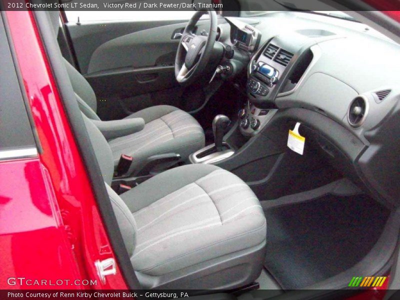 Victory Red / Dark Pewter/Dark Titanium 2012 Chevrolet Sonic LT Sedan