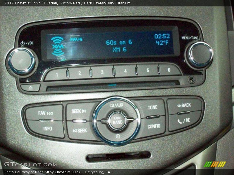 Victory Red / Dark Pewter/Dark Titanium 2012 Chevrolet Sonic LT Sedan