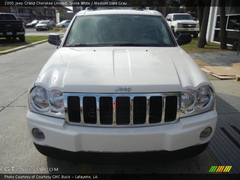 Stone White / Medium Slate Gray 2005 Jeep Grand Cherokee Limited